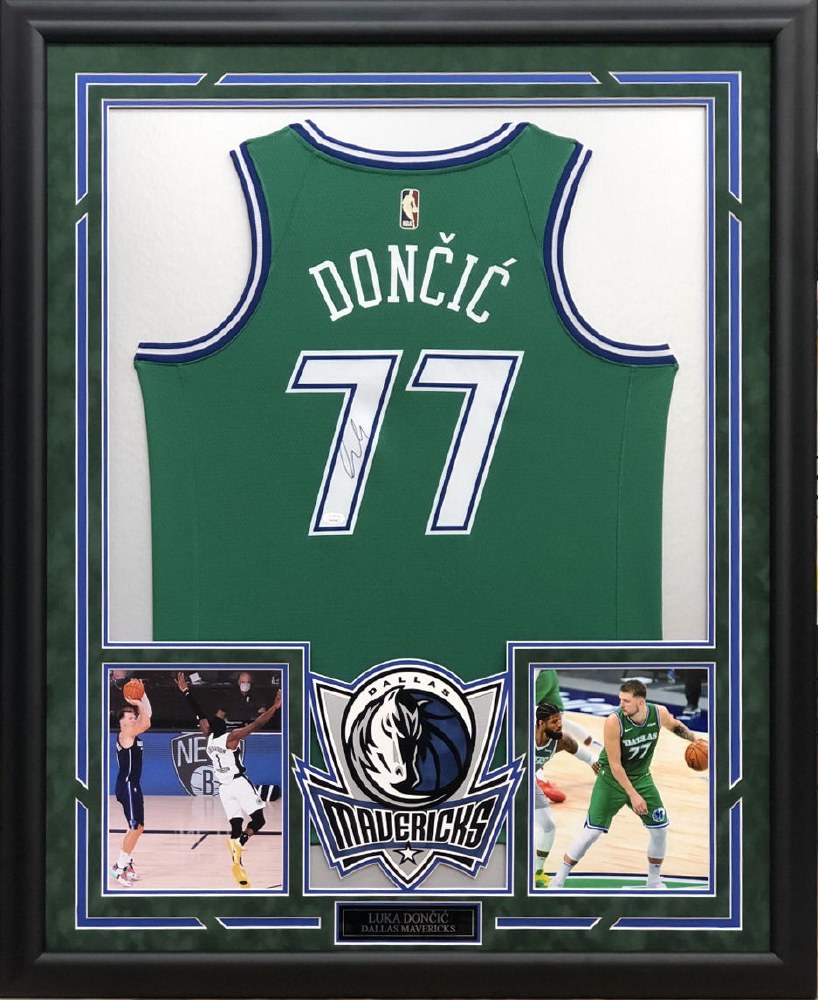 Signed luka doncic store jersey